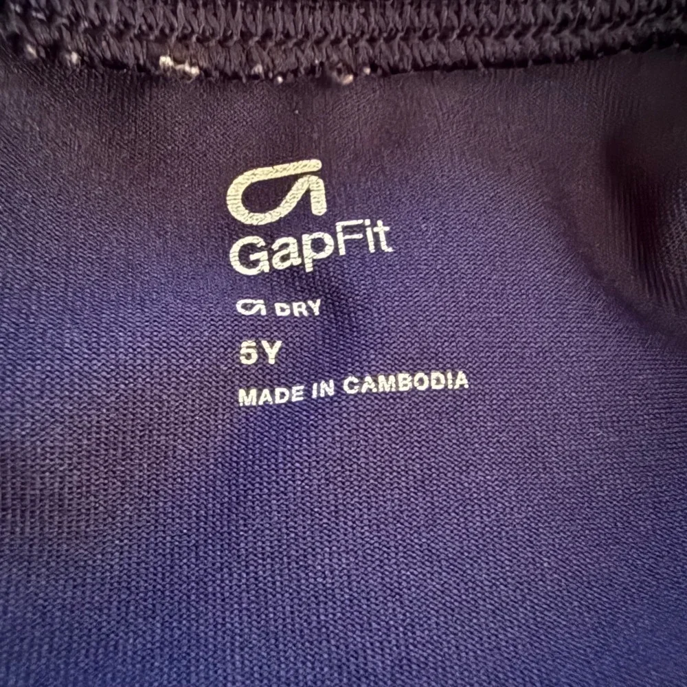 GapFit‎ Kids Navy Blue Here To Play Graphic Tee GapDry Performance Shirt 5Y